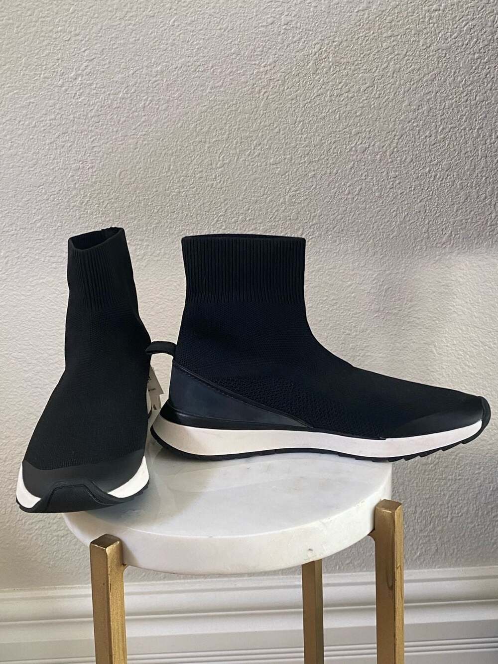 Zara Starfit Technical Insole Foam Sock Sneaker Black